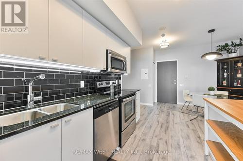 2113 - 103 The Queensway Avenue, Toronto (High Park-Swansea), ON - Indoor Photo Showing Kitchen With Stainless Steel Kitchen With Double Sink With Upgraded Kitchen