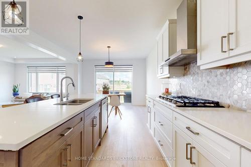 66 Saxony Street, Kitchener, ON - Indoor Photo Showing Kitchen With Double Sink With Upgraded Kitchen