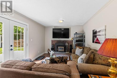 40 Glen Watford Road, Cobourg, ON - Indoor Photo Showing Living Room With Fireplace