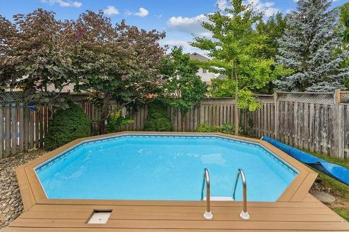 2232 Creekview Drive, Burlington, ON - Outdoor With In Ground Pool With Deck Patio Veranda With Backyard