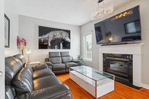 2232 Creekview Drive, Burlington, ON - Indoor Photo Showing Living Room With Fireplace