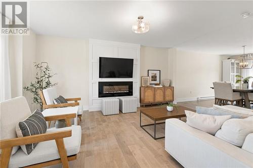 288 O'Neill Street, Moncton, NB - Indoor Photo Showing Living Room With Fireplace