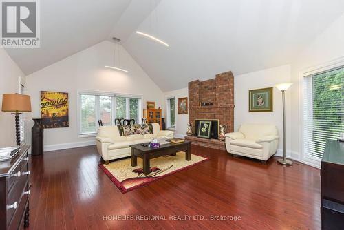 4009 River Mill Way, Mississauga, ON - Indoor Photo Showing Living Room With Fireplace