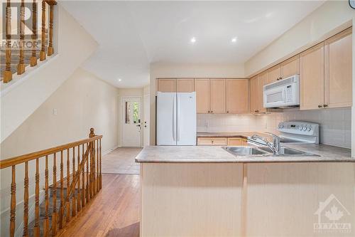 7 Festive Private, Ottawa, ON - Indoor Photo Showing Kitchen With Double Sink