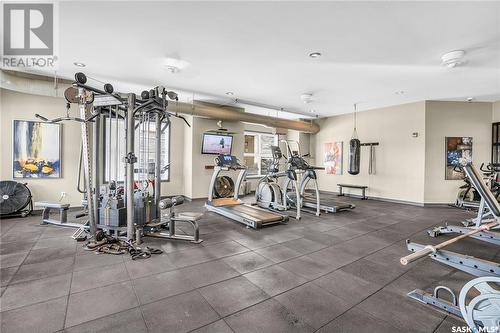 2410 1015 Patrick Crescent, Saskatoon, SK - Indoor Photo Showing Gym Room