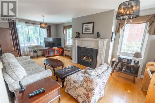 3 Old Orchard Avenue, Cornwall, ON - Indoor Photo Showing Living Room With Fireplace