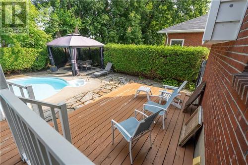 3 Old Orchard Avenue, Cornwall, ON - Outdoor With In Ground Pool With Deck Patio Veranda With Backyard