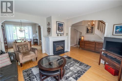 3 Old Orchard Avenue, Cornwall, ON - Indoor Photo Showing Living Room With Fireplace