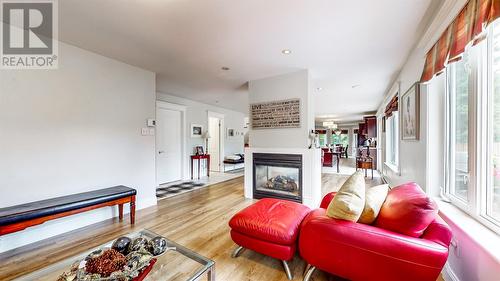 40-44 Summit Drive, Paradise, NL - Indoor Photo Showing Living Room With Fireplace