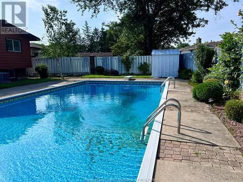 3009 Apple Lane, Windsor, ON - Outdoor With In Ground Pool With Backyard