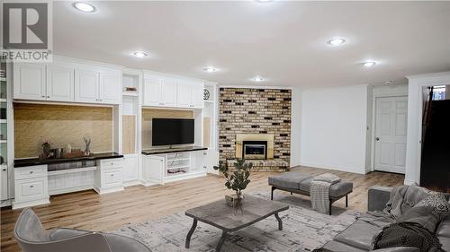 1848 Paris Street Unit# 4, Sudbury, ON - Indoor Photo Showing Living Room With Fireplace