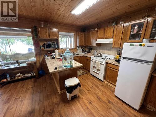 Lot 2-3 Hoover Bay Road, Canim Lake, BC - Indoor Photo Showing Kitchen With Double Sink