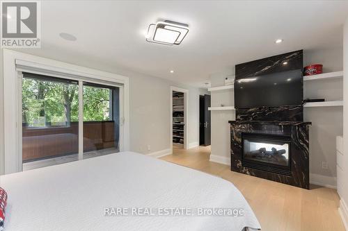 1566 Mount Pleasant Road, Toronto (Lawrence Park North), ON - Indoor Photo Showing Bedroom With Fireplace