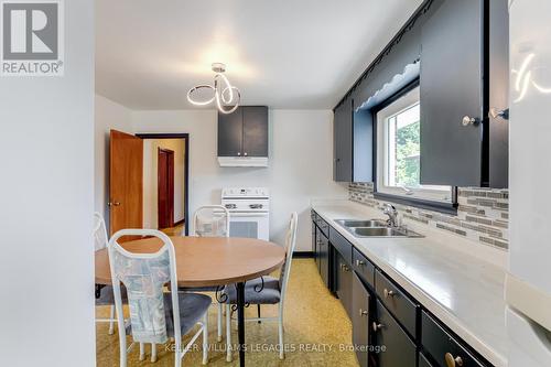 Upper - 235 Chadburn Street, Oshawa (Central), ON - Indoor Photo Showing Kitchen With Double Sink