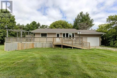 Lovely Rural Bungalow - 782 Concession 4, Arran-Elderslie, ON - Outdoor With Deck Patio Veranda