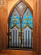 Feature stained glass can stay or go - 