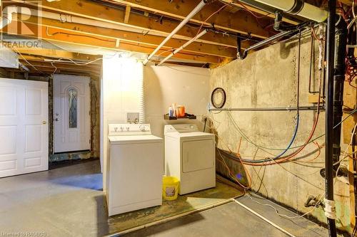 Laundry in Basement - 782 Concession 4, Arran-Elderslie, ON - Indoor Photo Showing Laundry Room