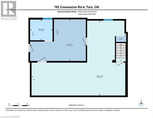 Basement floor plan - 782 Concession 4, Arran-Elderslie, ON - Other