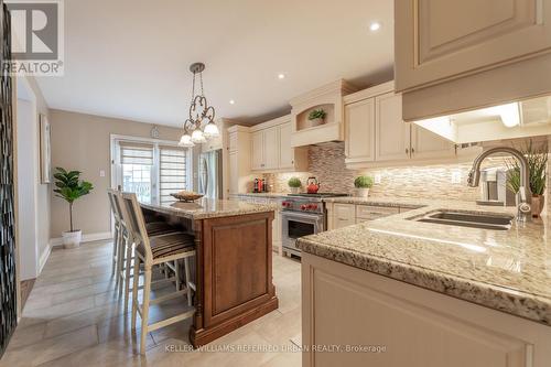 245 Queenslea Avenue, Toronto (Humberlea-Pelmo Park), ON - Indoor Photo Showing Kitchen With Double Sink With Upgraded Kitchen