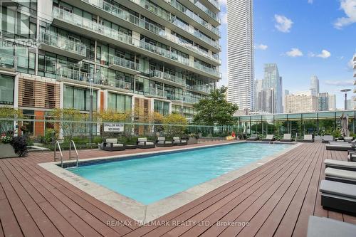 824 - 39 Queens Quay E, Toronto (Waterfront Communities), ON - Outdoor With In Ground Pool With Deck Patio Veranda