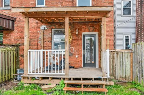 33 Shaw Street, Hamilton, ON - Outdoor With Deck Patio Veranda With Exterior