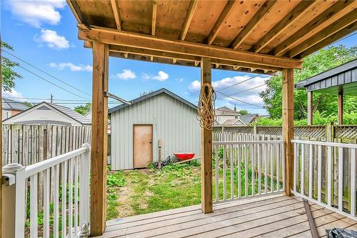 33 Shaw Street, Hamilton, ON - Outdoor With Deck Patio Veranda With Exterior