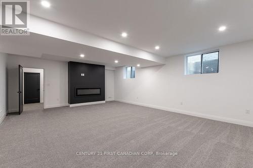 Fully Finished Basement - 7230 Silver Creek Circle, London, ON - Indoor Photo Showing Other Room