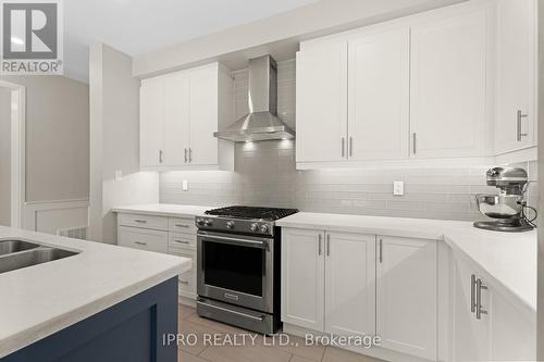 48 Pridham Place, New Tecumseth (Tottenham), ON - Indoor Photo Showing Kitchen With Double Sink With Upgraded Kitchen