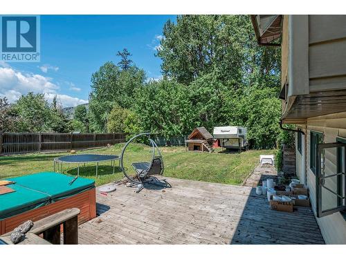 9486 Angus Drive, Coldstream, BC - Outdoor With Deck Patio Veranda With Backyard