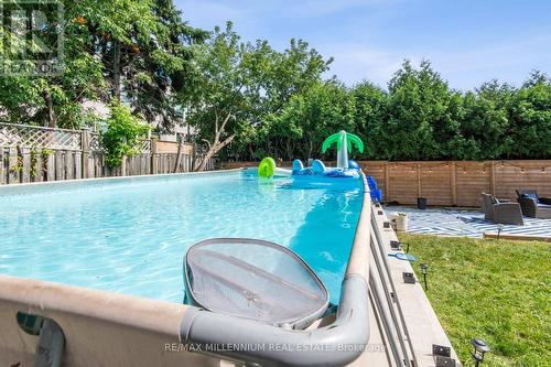 35 Ridge Road, Toronto (Downsview-Roding-Cfb), ON - Outdoor With Above Ground Pool With Backyard