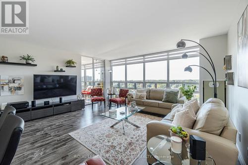 907 - 310 Mill Street, Brampton (Brampton South), ON - Indoor Photo Showing Living Room