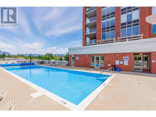 1160 Bernard Avenue Unit# 212, Kelowna, BC - Outdoor With In Ground Pool