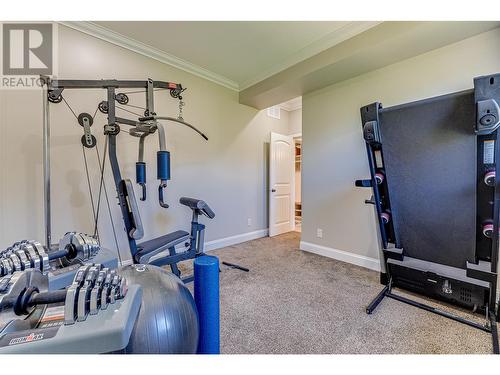 9291 Chinook Road, Vernon, BC - Indoor Photo Showing Gym Room