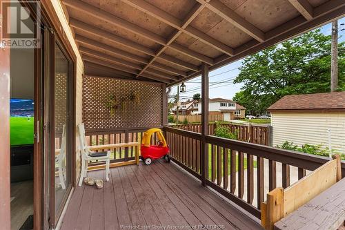 1500 Church Street, Windsor, ON - Outdoor With Deck Patio Veranda With Exterior