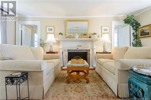 235 Queen Street, Saint Andrews, NB - Indoor Photo Showing Living Room With Fireplace