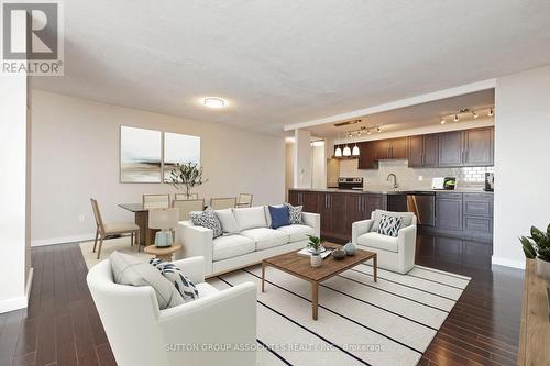 1609 - 1535 Lakeshore Road E, Mississauga (Lakeview), ON - Indoor Photo Showing Living Room