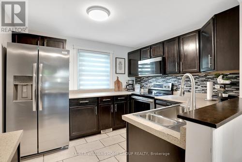 323 Sekura Street, Cambridge, ON - Indoor Photo Showing Kitchen With Stainless Steel Kitchen With Double Sink With Upgraded Kitchen