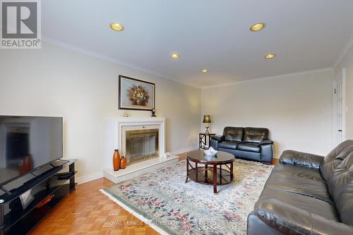 49 Iona Crescent, Vaughan, ON - Indoor Photo Showing Living Room With Fireplace