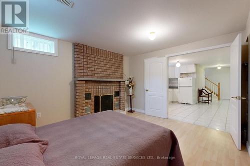 49 Iona Crescent, Vaughan, ON - Indoor Photo Showing Bedroom With Fireplace