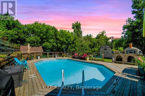 2033 Lea Road, Innisfil, ON - Outdoor With In Ground Pool With Deck Patio Veranda