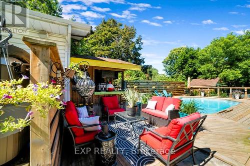 2033 Lea Road, Innisfil, ON - Outdoor With In Ground Pool With Deck Patio Veranda