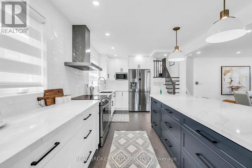 29 Norfield Crescent, Toronto (Elms-Old Rexdale), ON - Indoor Photo Showing Kitchen With Stainless Steel Kitchen With Upgraded Kitchen