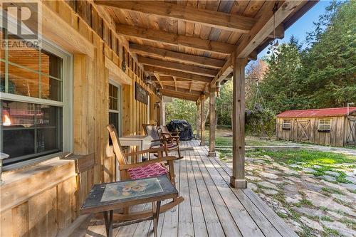 Front porch views - 6960 511 Highway, Lanark Highlands, ON - Outdoor With Deck Patio Veranda With Exterior