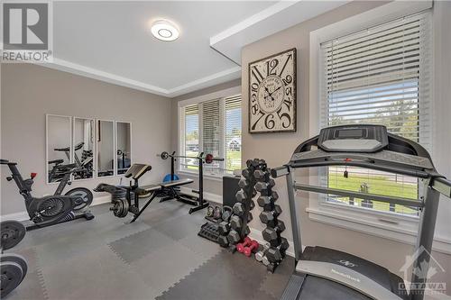 2nd Main floor office / Flex space - 556 Shoreway Drive, Ottawa, ON - Indoor Photo Showing Gym Room