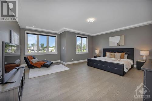 Primary Bedroom overlooking the lake - 556 Shoreway Drive, Ottawa, ON - Indoor Photo Showing Bedroom