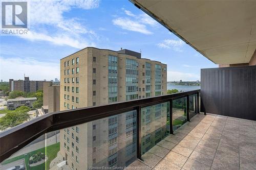 3663 Riverside Drive Unit# 904, Windsor, ON - Outdoor With Balcony With View With Exterior