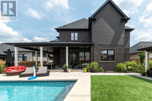 3471 Grand Oak Cross, London, ON - Outdoor With In Ground Pool With Deck Patio Veranda