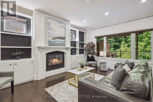 2077 Springridge Drive, London, ON - Indoor Photo Showing Living Room With Fireplace