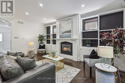 2077 Springridge Drive, London, ON - Indoor Photo Showing Living Room With Fireplace