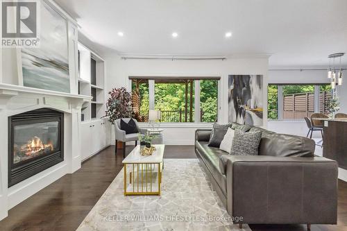 2077 Springridge Drive, London, ON - Indoor Photo Showing Living Room With Fireplace